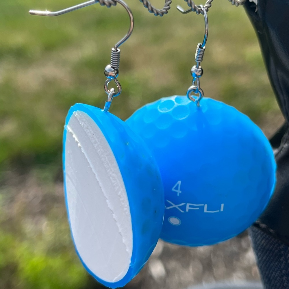 Golf Ball Earrings